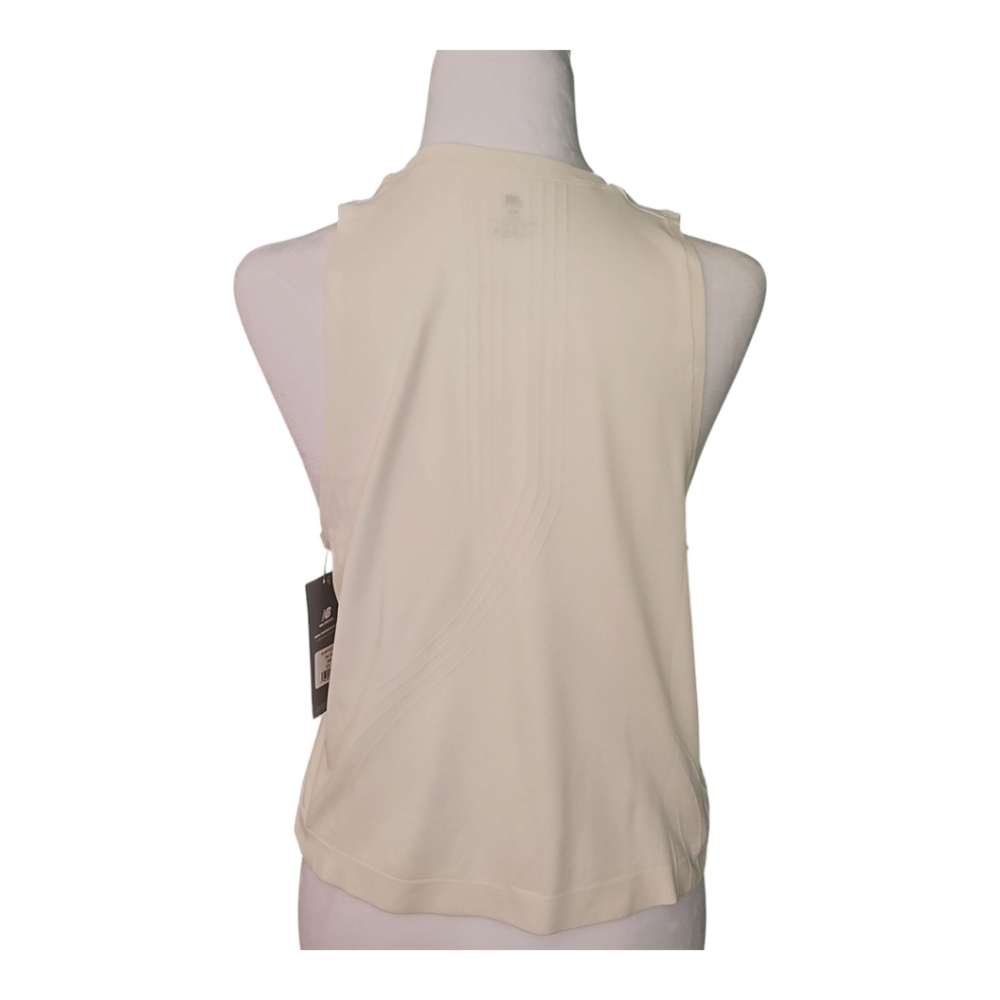 New Balance Cream Tank Top - Picture 3 of 5